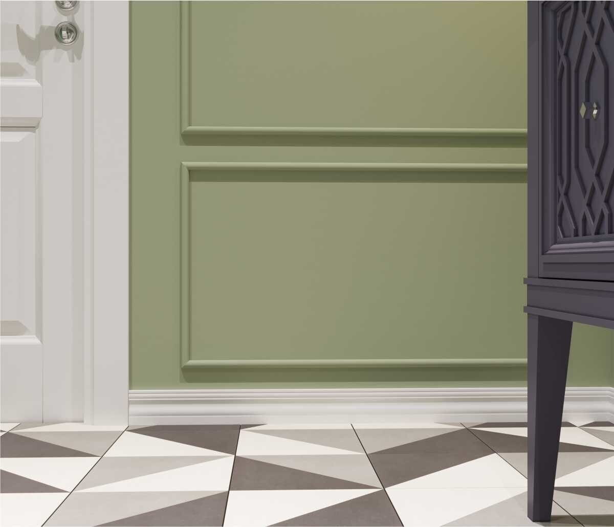 Молдинг под покраску Cosca Decor MX012 2000×19×12 фото в интерьере