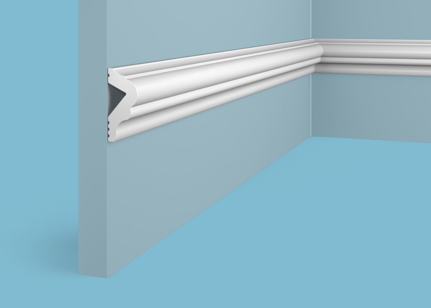 Молдинг под покраску Cosca Decor MX018 2000×45×20