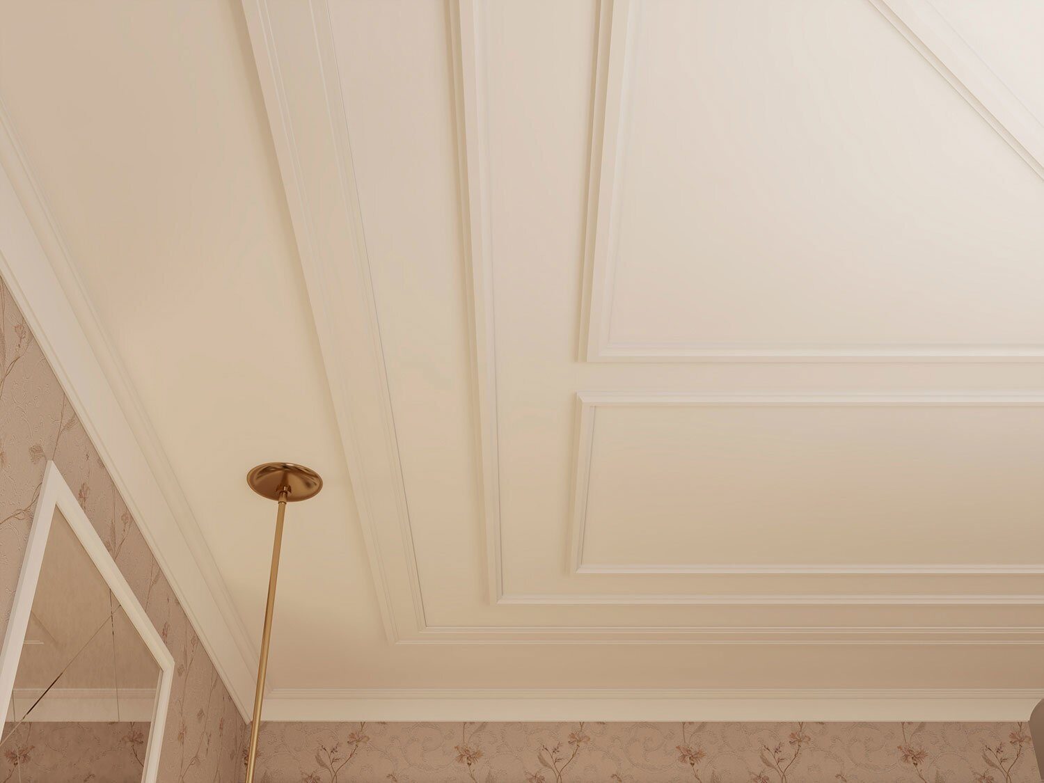 Молдинг под покраску Cosca Decor MX028 2000×85×12 фото в интерьере