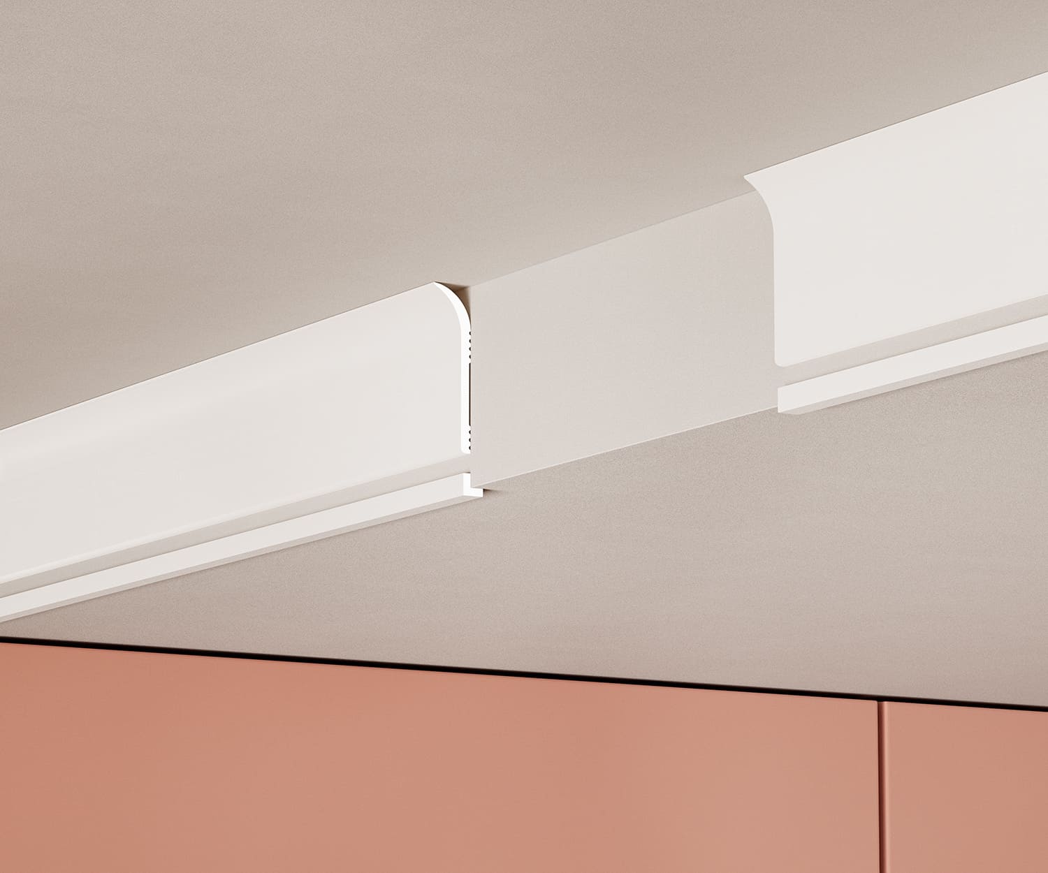 Молдинг угловой под покраску Cosca Decor AX004 2000×8×8 фото в интерьере