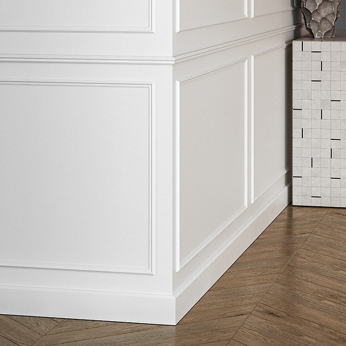 Плинтус под покраску Европласт U.6.53.119 2000×100×16 фото в интерьере Плинтус под покраску Европласт U.6.53.119 2000×100×16 фото в интерьере