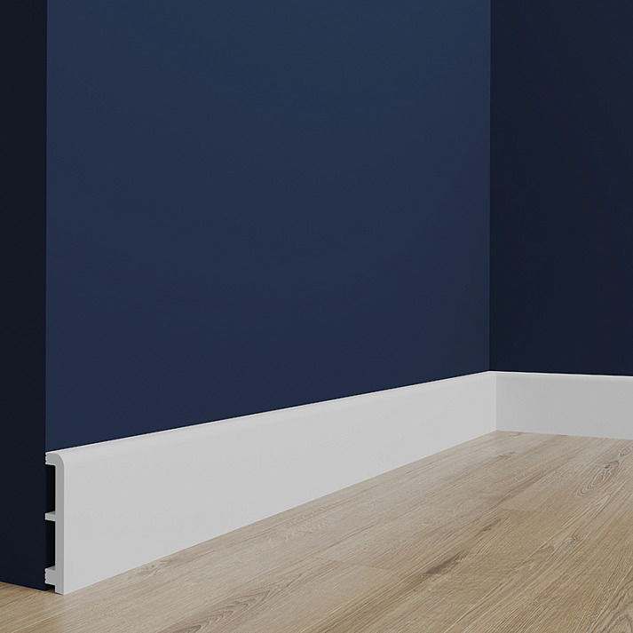 Плинтус под покраску Европласт 6.53.124 2000×100×18 фото в интерьере Плинтус под покраску Европласт 6.53.124 2000×100×18 фото в интерьере