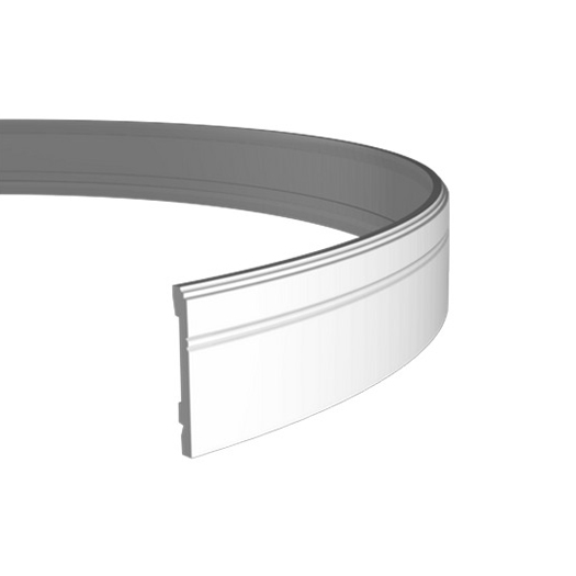 Плинтус под покраску гибкий Европласт 1.53.103 2000×109×14 Плинтус под покраску гибкий Европласт 1.53.103 2000×109×14