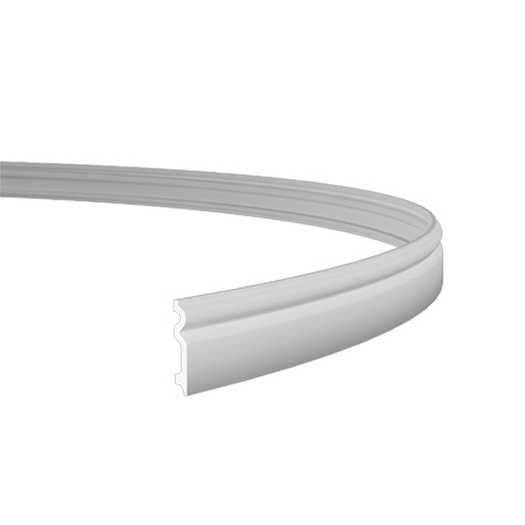 Плинтус под покраску гибкий Европласт 1.53.109 2000×98×16 Плинтус под покраску гибкий Европласт 1.53.109 2000×98×16