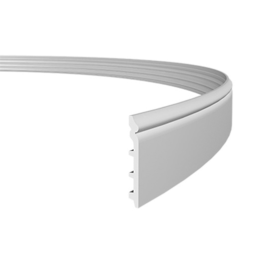 Плинтус под покраску гибкий Европласт 1.53.110 2000×138×19 Плинтус под покраску гибкий Европласт 1.53.110 2000×138×19