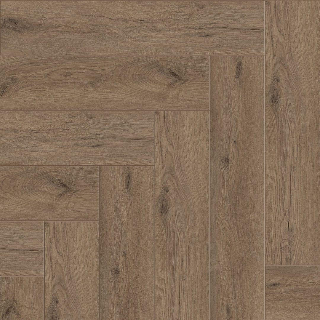 Кварцвиниловый SPC ламинат Norland Lagom Parquet Sterk 1033-09 венгерская елка 600×125×3,5