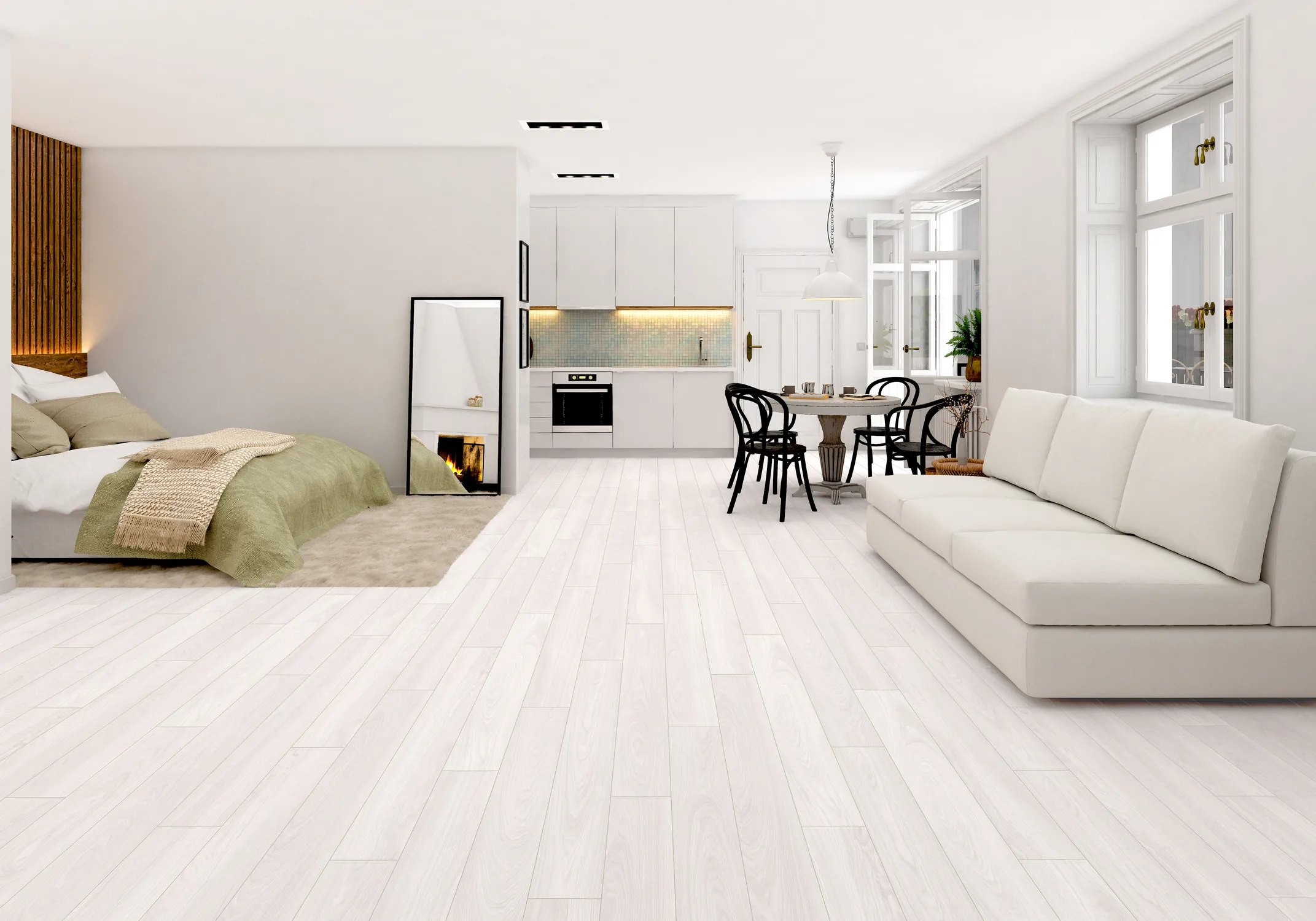 Ламинат My Step Arto Aqua Out Антея D50227 1380×157×10 фото в интерьере