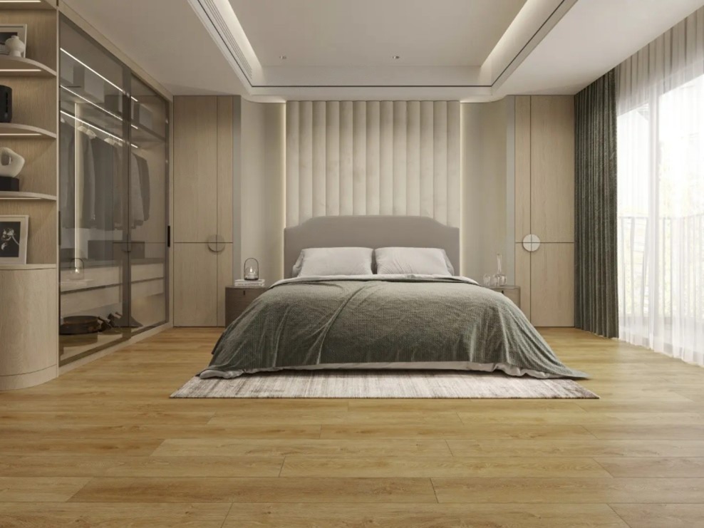 Кварцвиниловая плитка Alpine Floor клеевая Ultra Дуб Южный ЕСО 5-29 1219,2×184,15×2 фото в интерьере