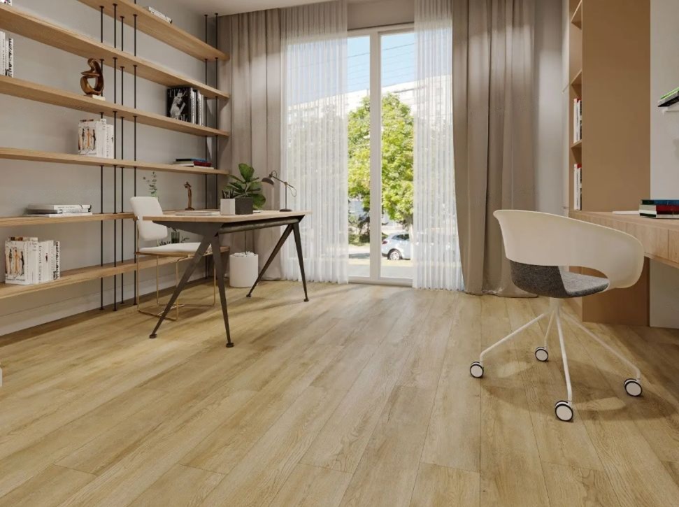 Кварцвиниловый SPC ламинат Alpine Floor Sequoia Секвойя Венето ЕСО 6-13 1220×183×4 фото в интерьере