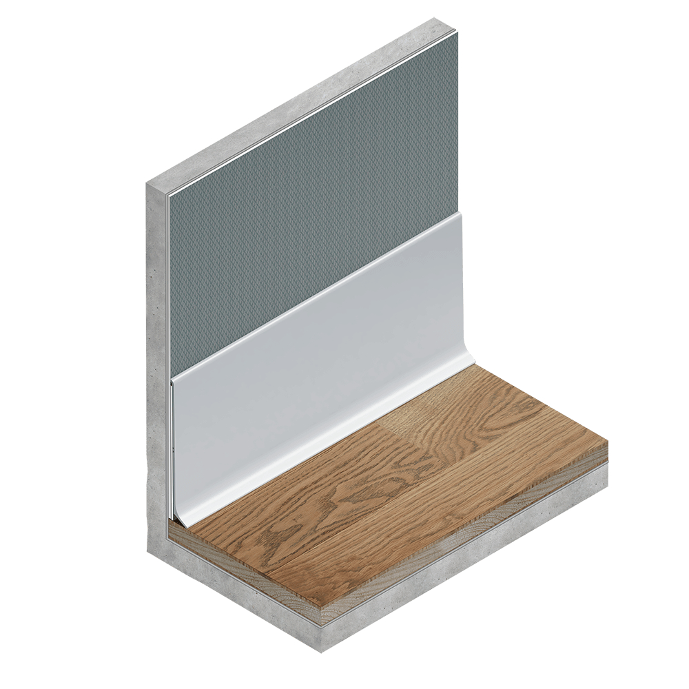 Плинтус алюминиевый Neexy Бронзовый муар AKBD80-PMBR 2500×80×10