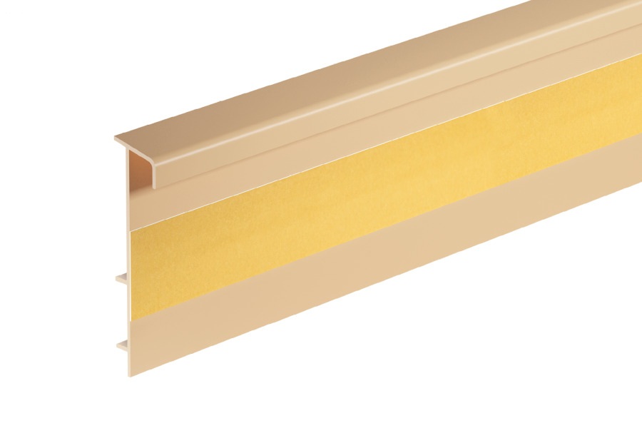 Плинтус ПВХ для ковролина Cezar Бежевый 103 2500×53×13,2 Плинтус ПВХ для ковролина Cezar Бежевый 103 2500×53×13,2