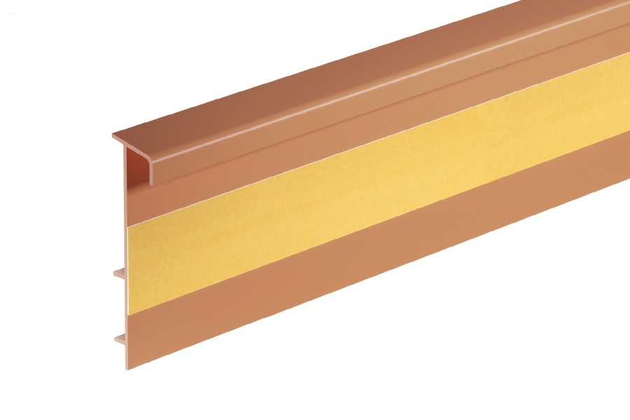 Плинтус ПВХ для ковролина Cezar Карамель 107 2500×53×13,2 Плинтус ПВХ для ковролина Cezar Карамель 107 2500×53×13,2