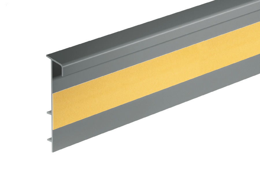 Плинтус ПВХ для ковролина Cezar Темно-серый 106 2500×53×13,2 Плинтус ПВХ для ковролина Cezar Темно-серый 106 2500×53×13,2