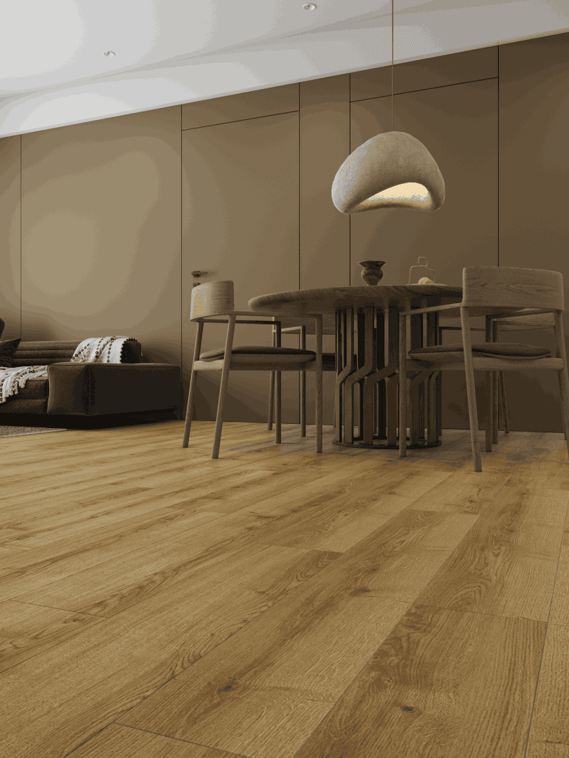 Ламинат Norland Elegant 10 Дуб Фанэн LF305-17 1220×198×10 фото в интерьере