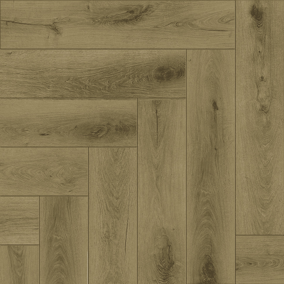 Ламинат Norland Herringbone Elegant Дуб Элла LF303-41 венгерская елка 600×100×8