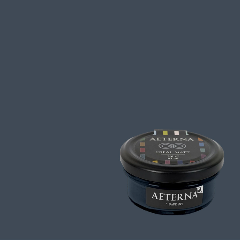 Краска Aeterna цвет Dark Sky 5 Ideal Matt 0,065 л Краска Aeterna цвет Dark Sky 5 Ideal Matt 0,065 л