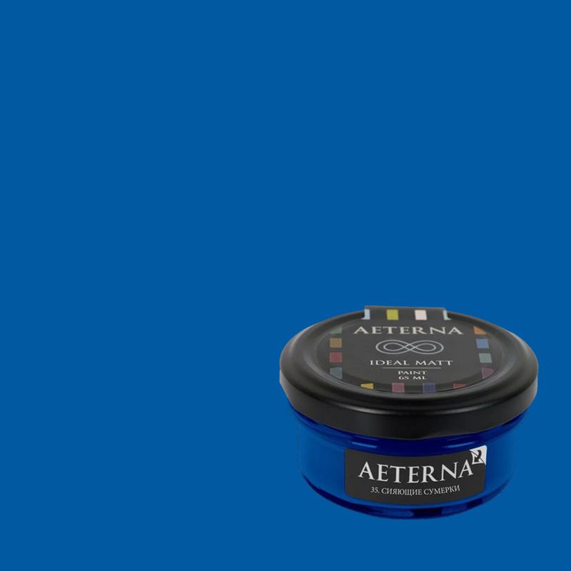 Краска Aeterna цвет Сияющие Сумерки 35 Ideal Matt 0,065 л Краска Aeterna цвет Сияющие Сумерки 35 Ideal Matt 0,065 л