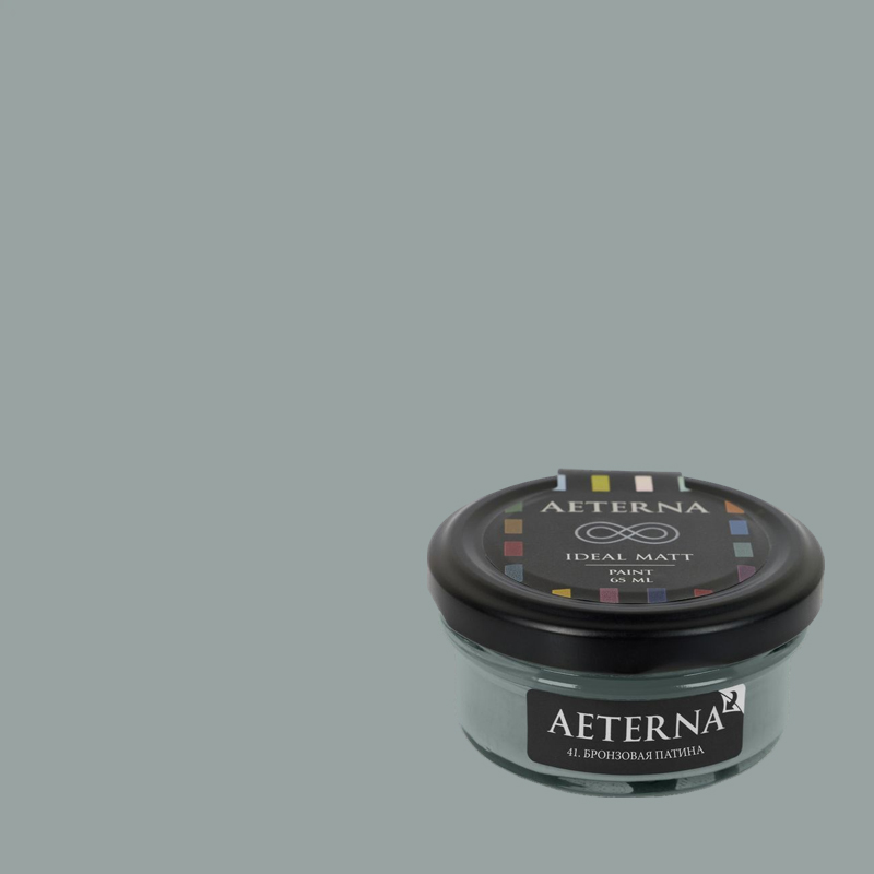 Краска Aeterna цвет Бронзовая Патина 41 Ideal Matt 0,065 л Краска Aeterna цвет Бронзовая Патина 41 Ideal Matt 0,065 л