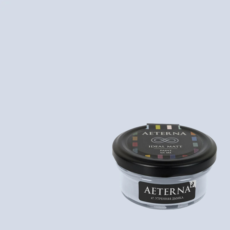 Краска Aeterna цвет Утренняя Дымка 47 Ideal Matt 0,065 л Краска Aeterna цвет Утренняя Дымка 47 Ideal Matt 0,065 л