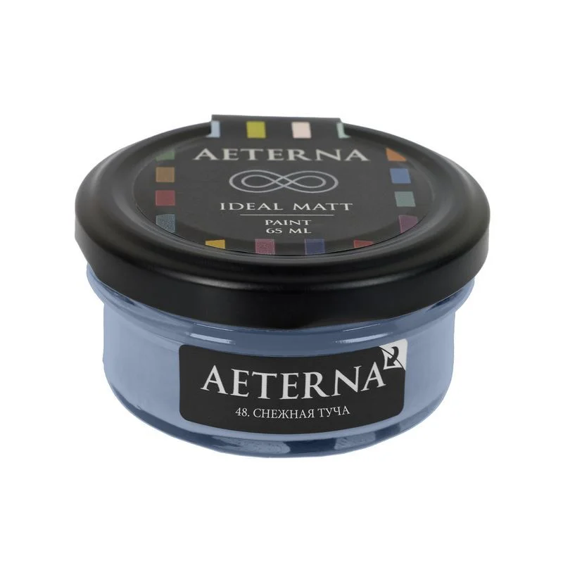 Краска Aeterna цвет Снежная Туча 48 Ideal Matt 0,065 л