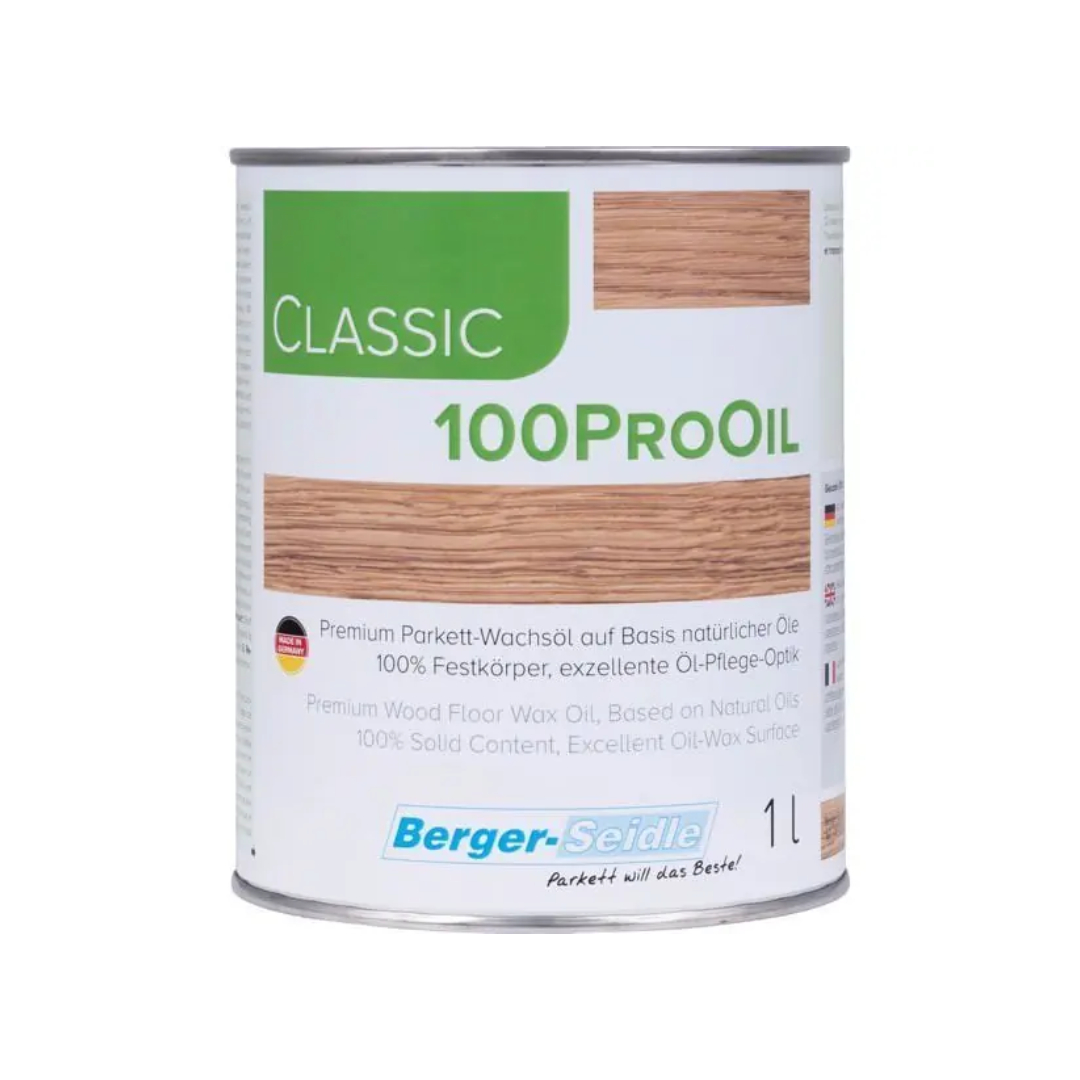 Масло с воском для пола Berger-Seidle Classic 100ProOil полуматовое 1 л