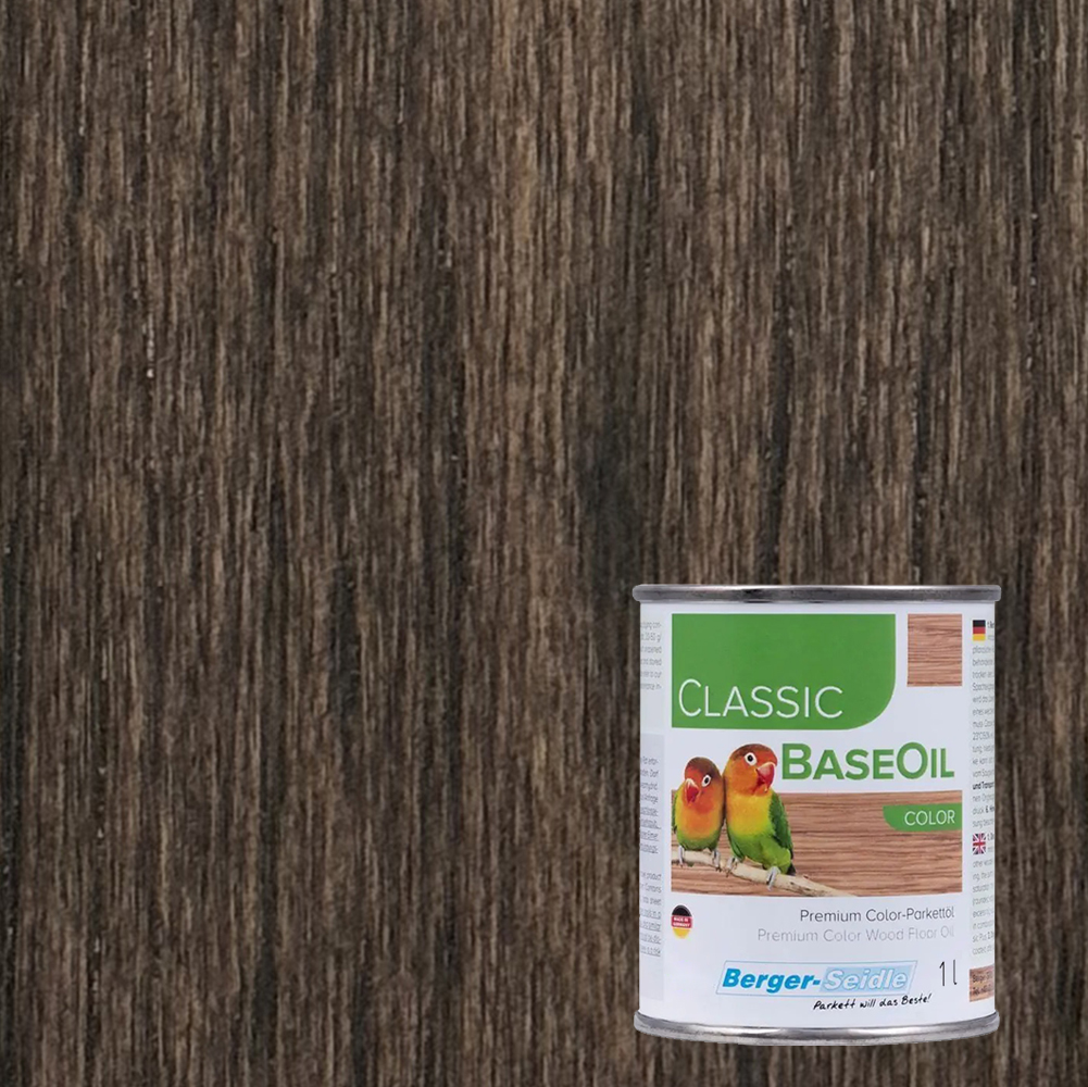 Масло для пола Berger-Seidle Classic BaseOil Color цвет Ebony / Ebenholz полуматовое 1 л