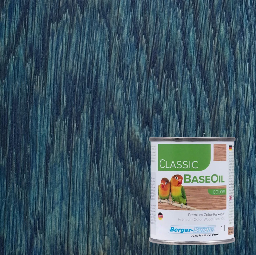 Масло для пола Berger-Seidle Classic BaseOil Color цвет Blue / Blau полуматовое 1 л