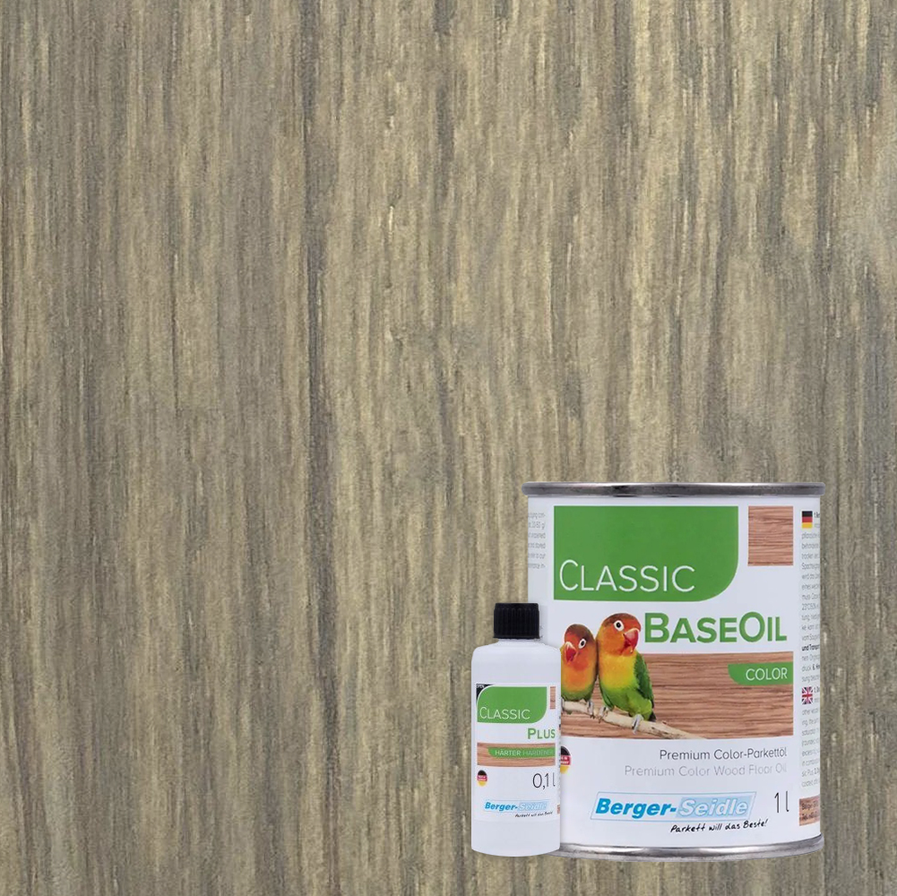 Масло для пола Berger-Seidle Classic BaseOil Color 2K цвет Alaska Driftwood / Alaska Treibholz полуматовое 1,1 л