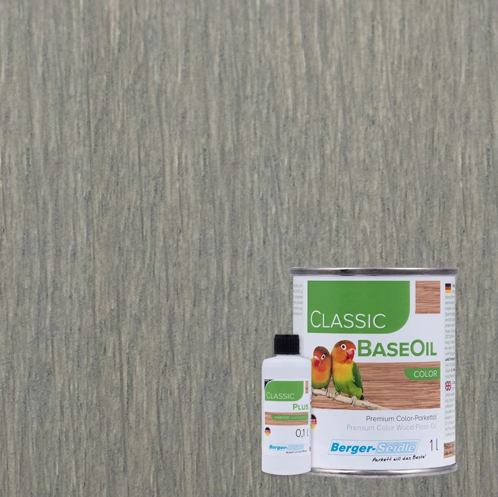 Масло для пола Berger-Seidle Classic BaseOil Color 2K цвет Cement Grey / Zementgrau полуматовое 1,1 л