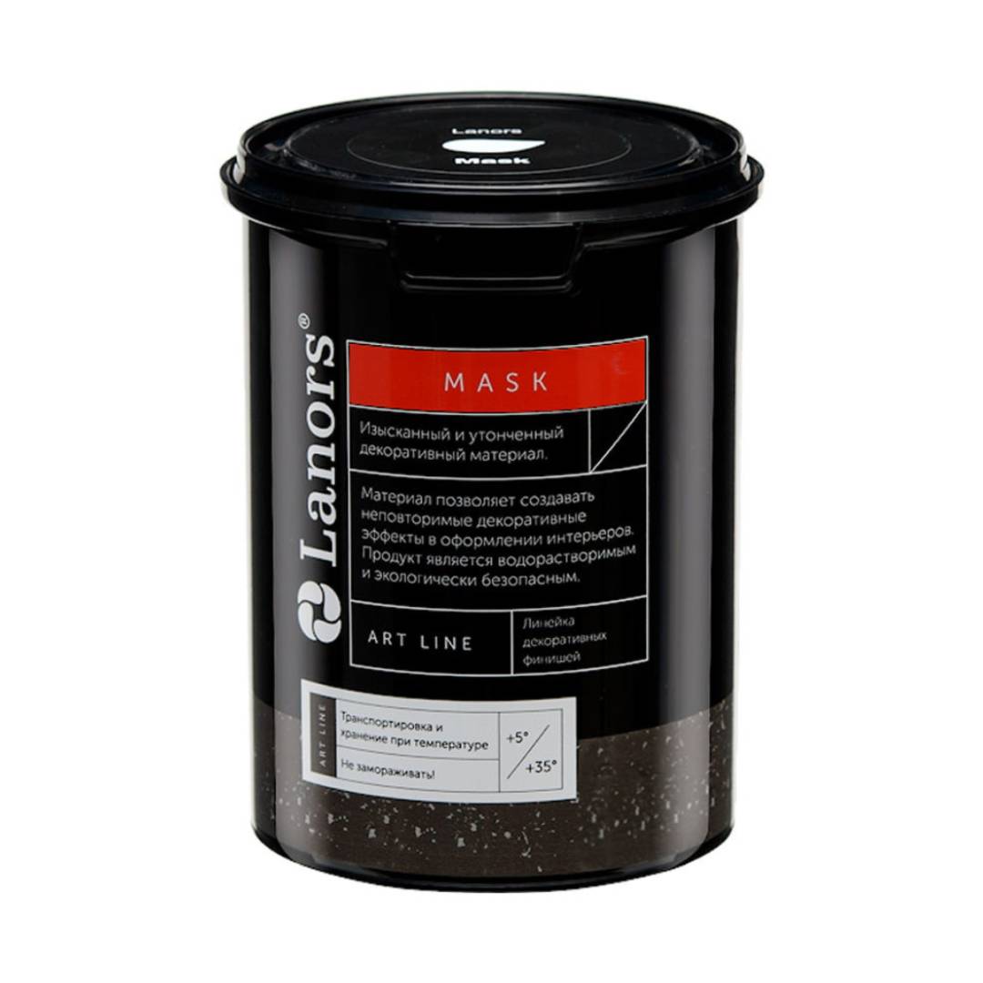 Лак для декоративной штукатурки Lanors Mask матовый 1 кг