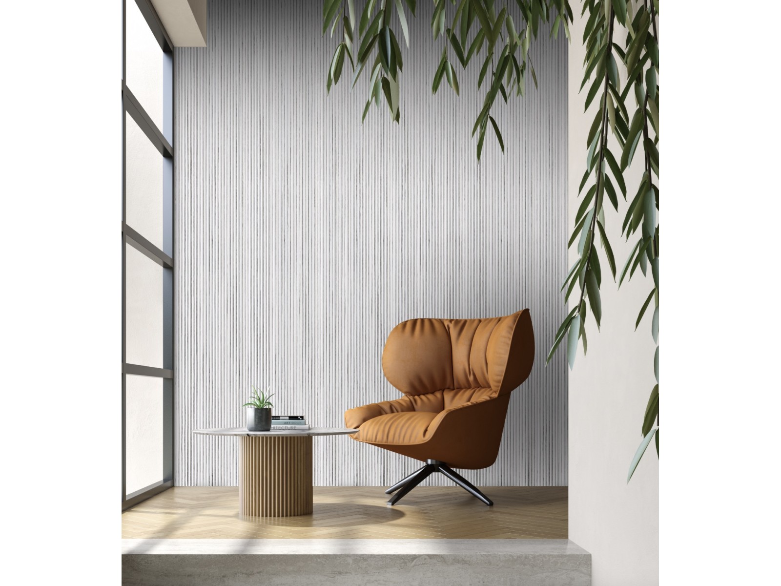 Стеновая панель Hiwood LV129 GR24N 2700×120×11 фото в интерьере