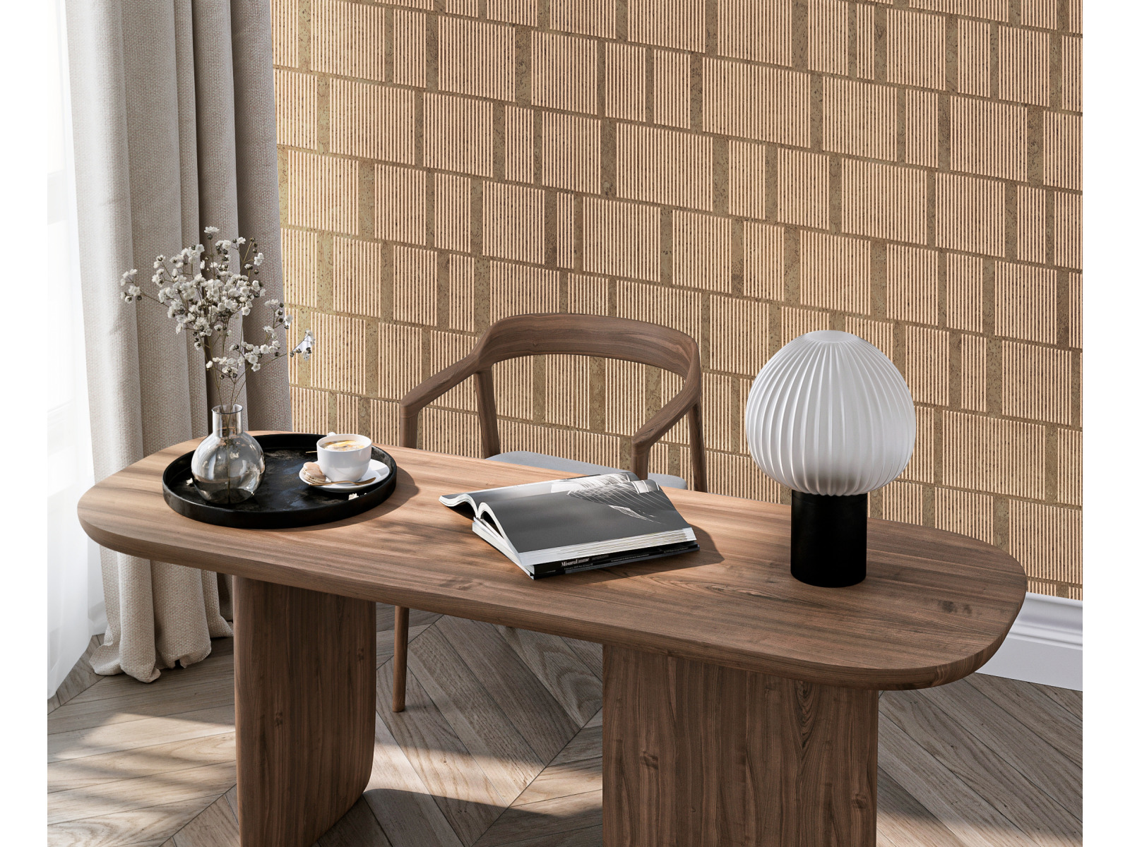Стеновая панель Hiwood Maximum DM626 BR70 3000×600×4 фото в интерьере