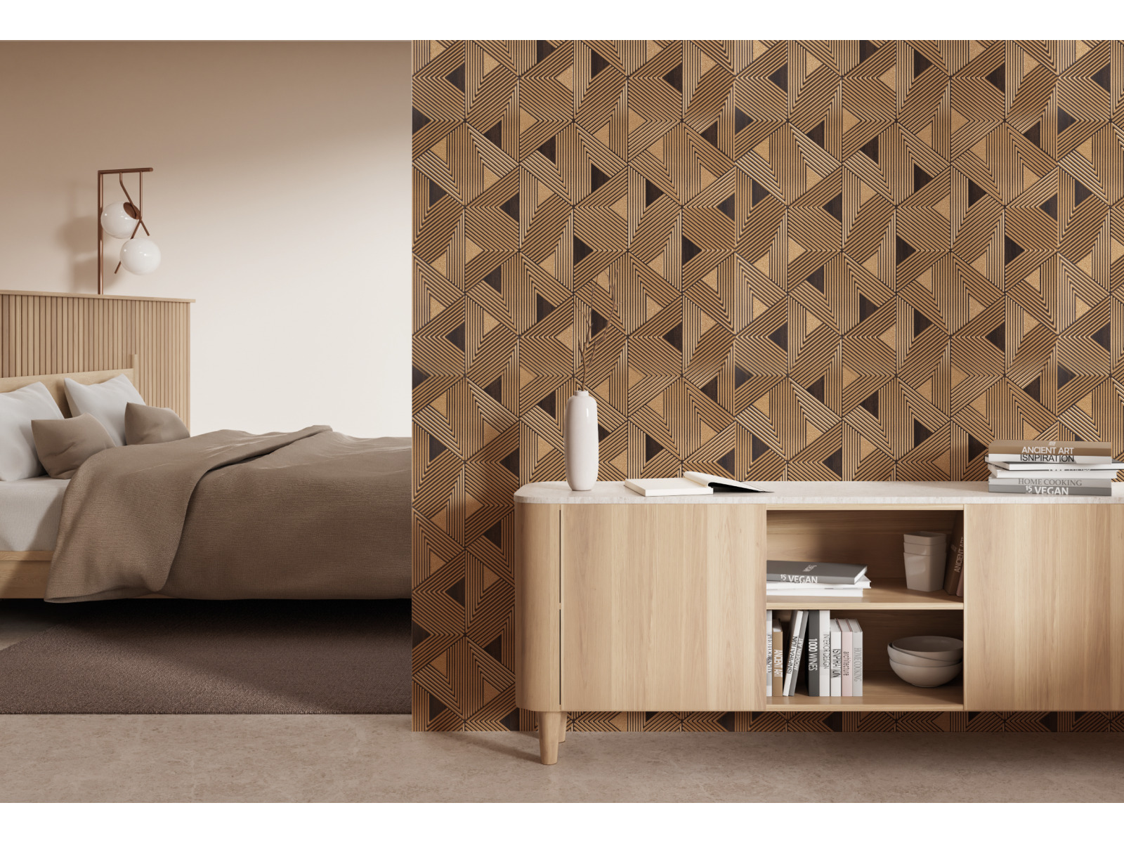 Стеновая панель Hiwood Maximum DM629 BR55 3000×600×4 фото в интерьере