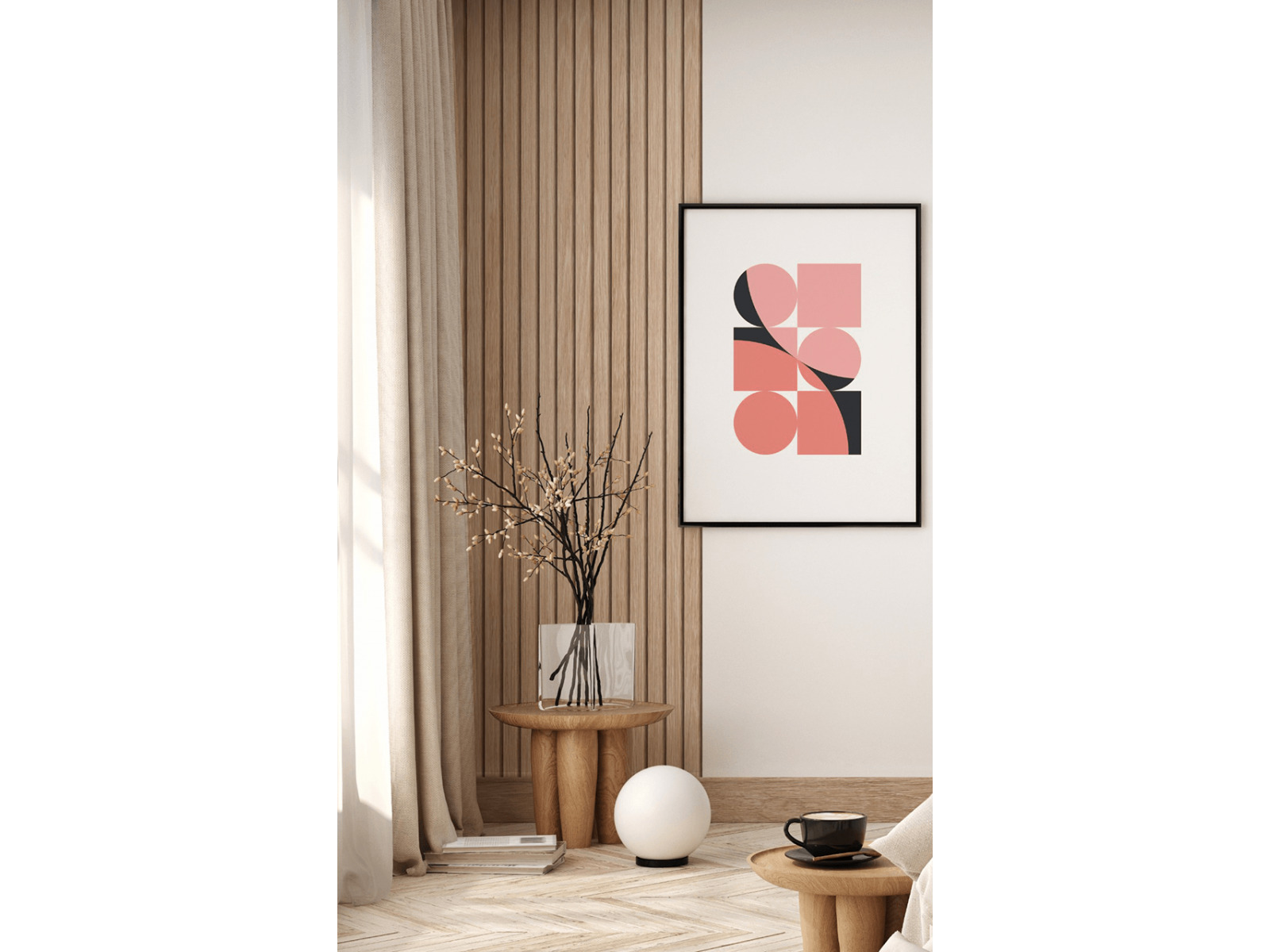 Плинтус Hiwood B90V1 BR416 2700×90×14 фото в интерьере