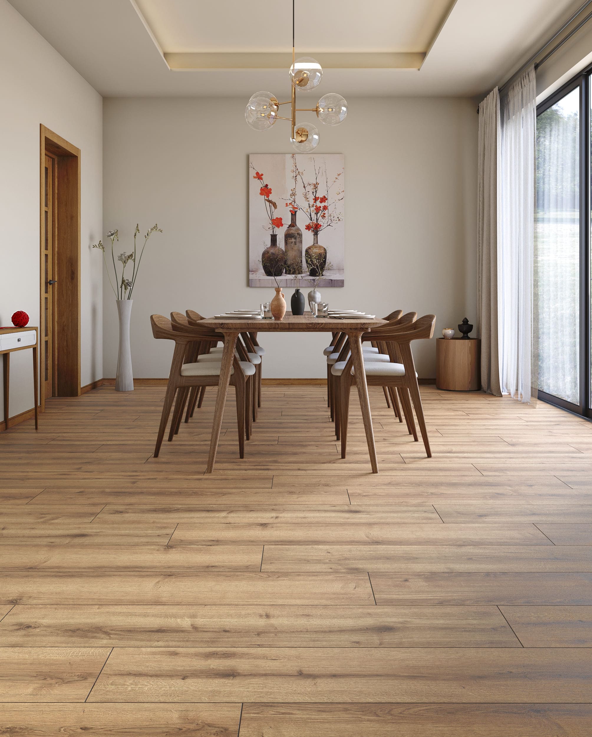 Ламинат My Floor Cottage Дуб Тормес MV895ZF 1380×244×8 фото в интерьере
