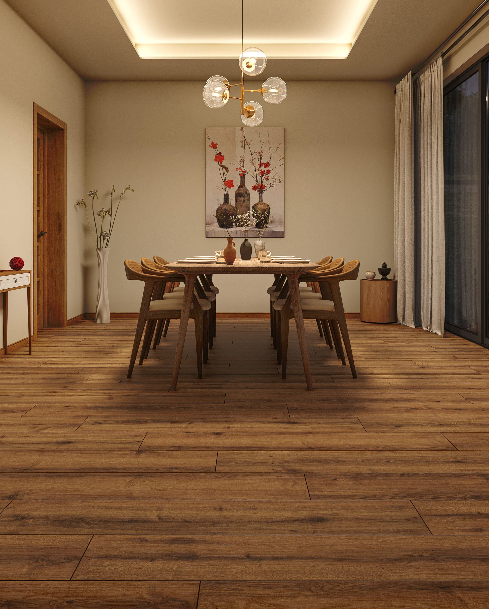 Ламинат My Floor Cottage Дуб Тормес MV895ZF 1380×244×8 фото в интерьере
