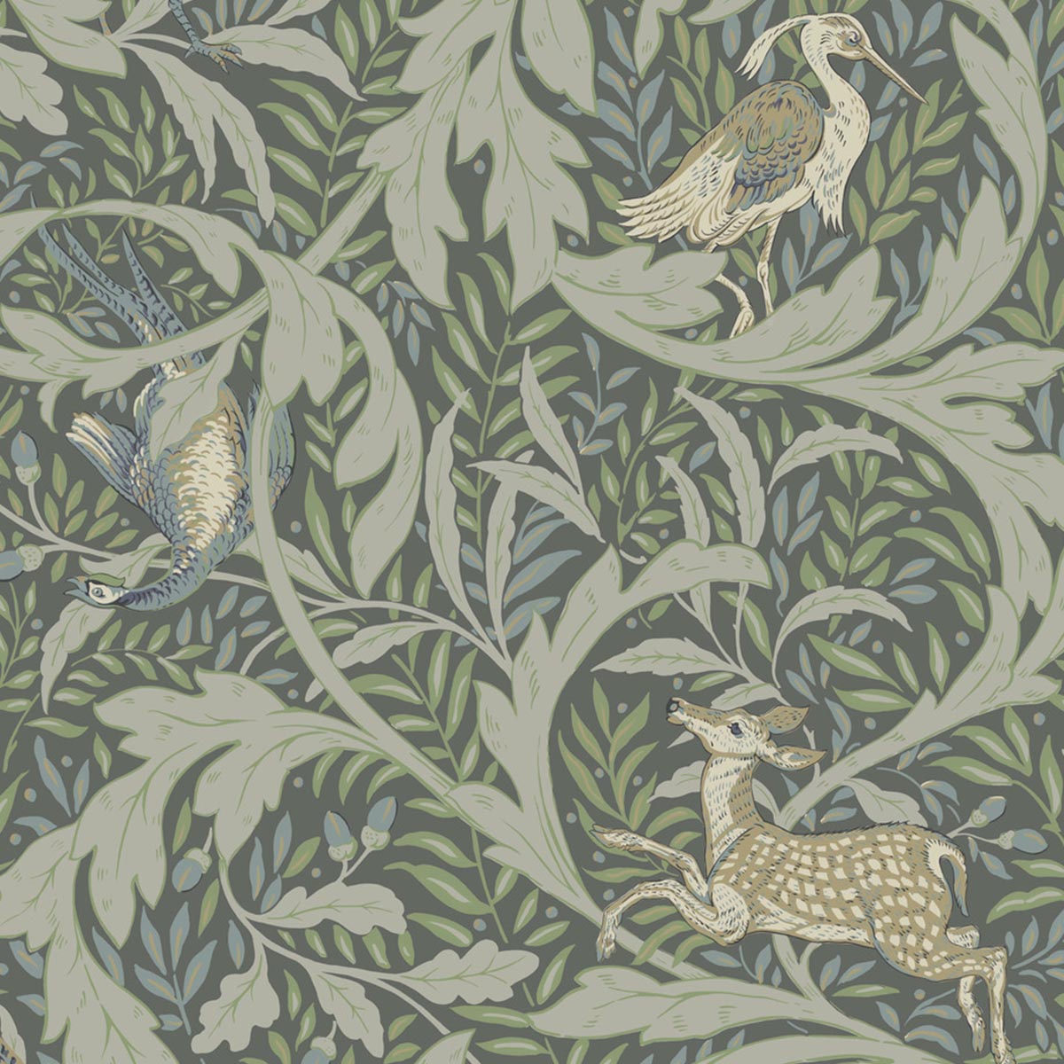 Обои York Ronald Redding Arts and Crafts Woodland Tapestry AC9124 8,22×0,68