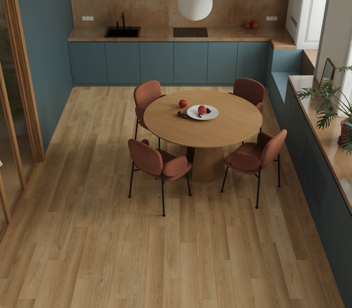 Ламинат Alpine Floor Murano Дуб Севилья LF120-02 1218×163×12 фото в интерьере