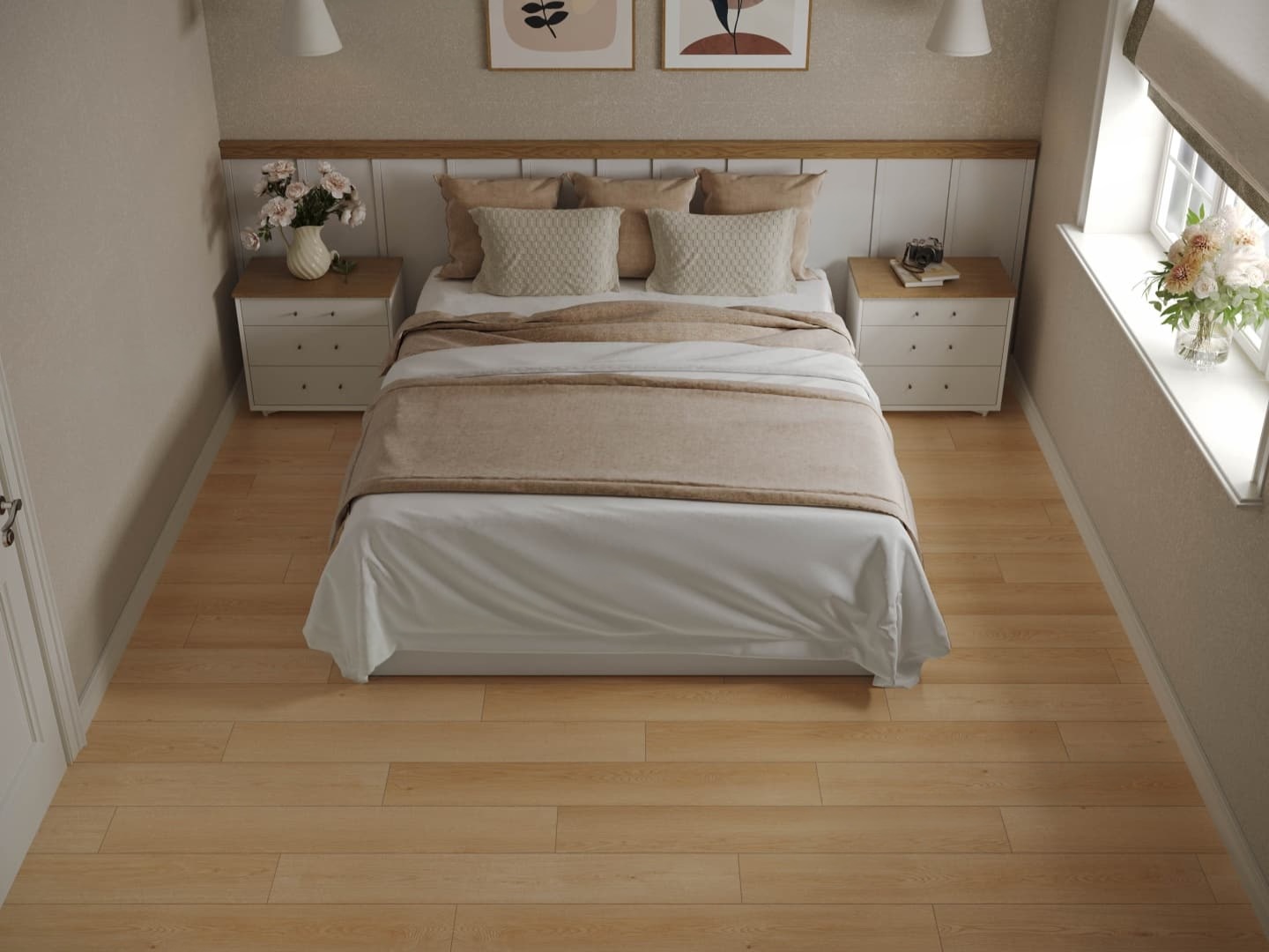 Ламинат Alpine Floor Murano Дуб Малага LF120-03 1218×163×12 фото в интерьере