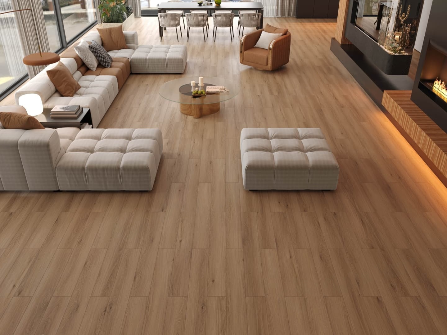 Ламинат Alpine Floor Murano Дуб Аликанте LF120-10 1218×163×12 фото в интерьере