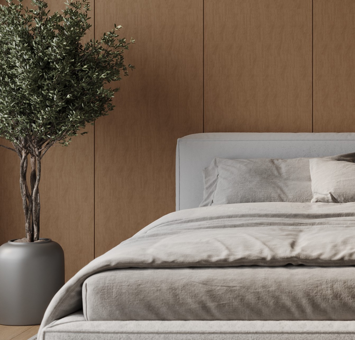 Стеновая панель Ultrawood Next WPC 003 R3 2900×610×8 фото в интерьере
