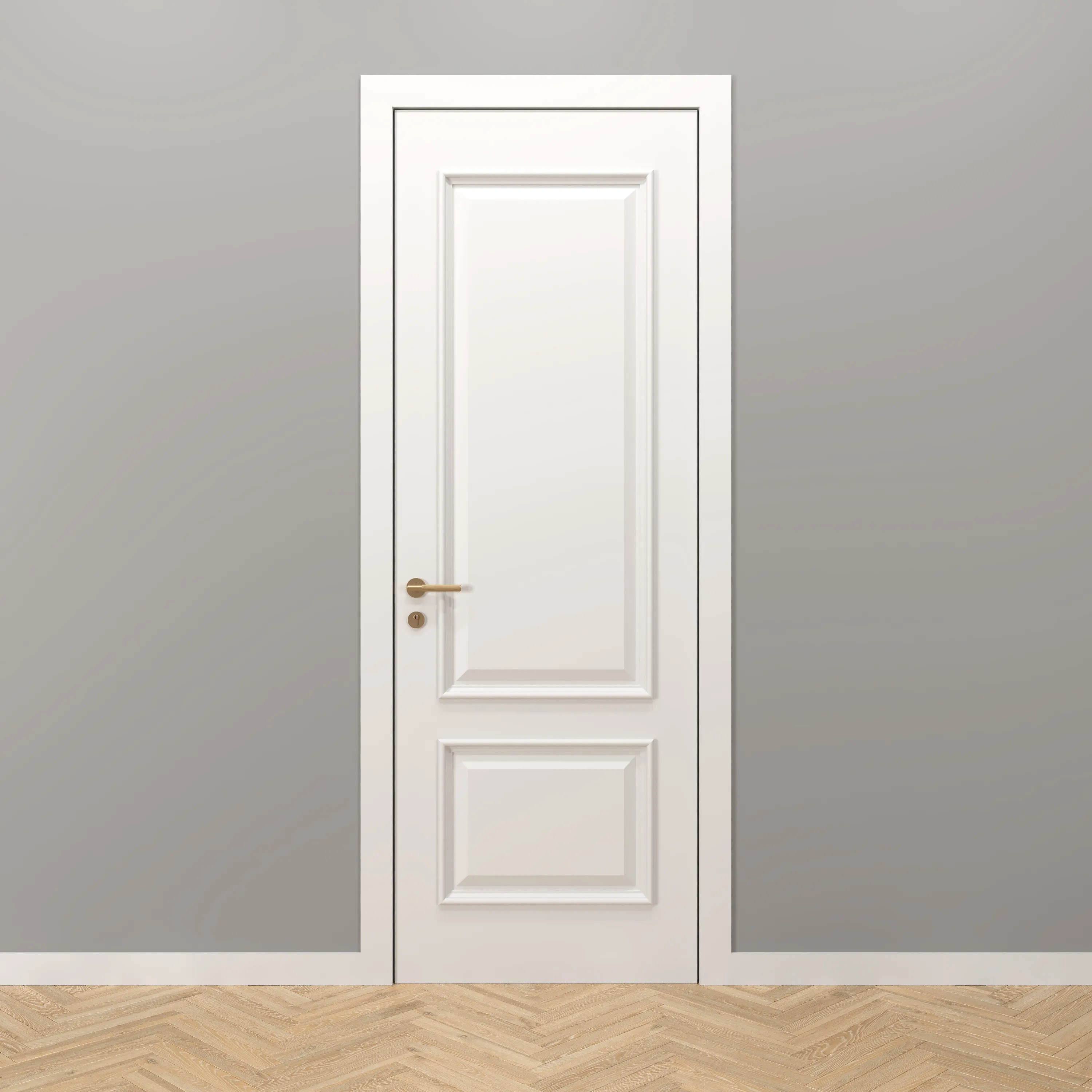 Плинтус под покраску Decor-Dizayn Грани DD738/N 2400×80×10 фото в интерьере