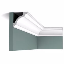 Потолочный плинтус под покраску Orac Decor Select C213 2000×80×80
