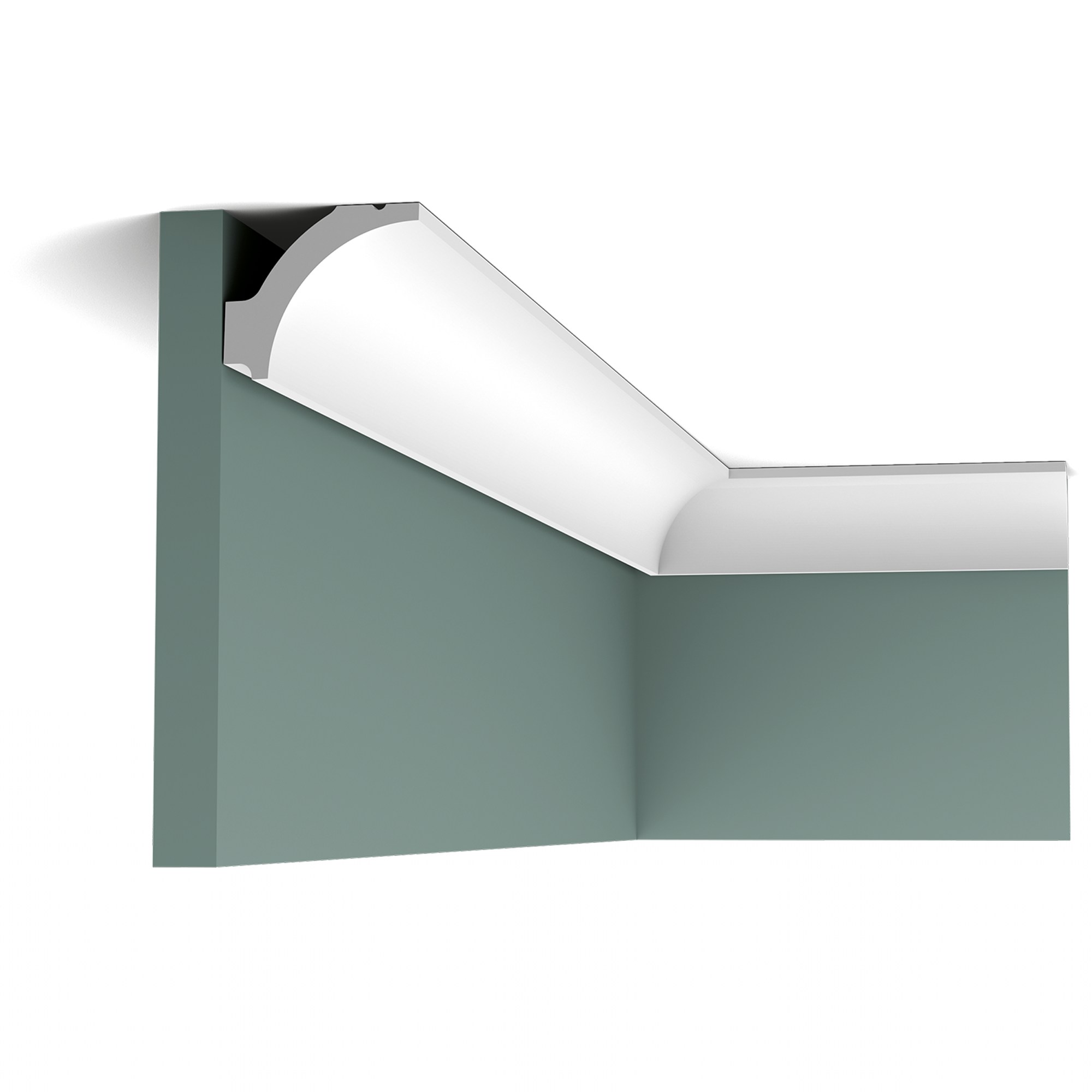 Потолочный плинтус под покраску Orac Decor Luxxus C260 2000×48×41