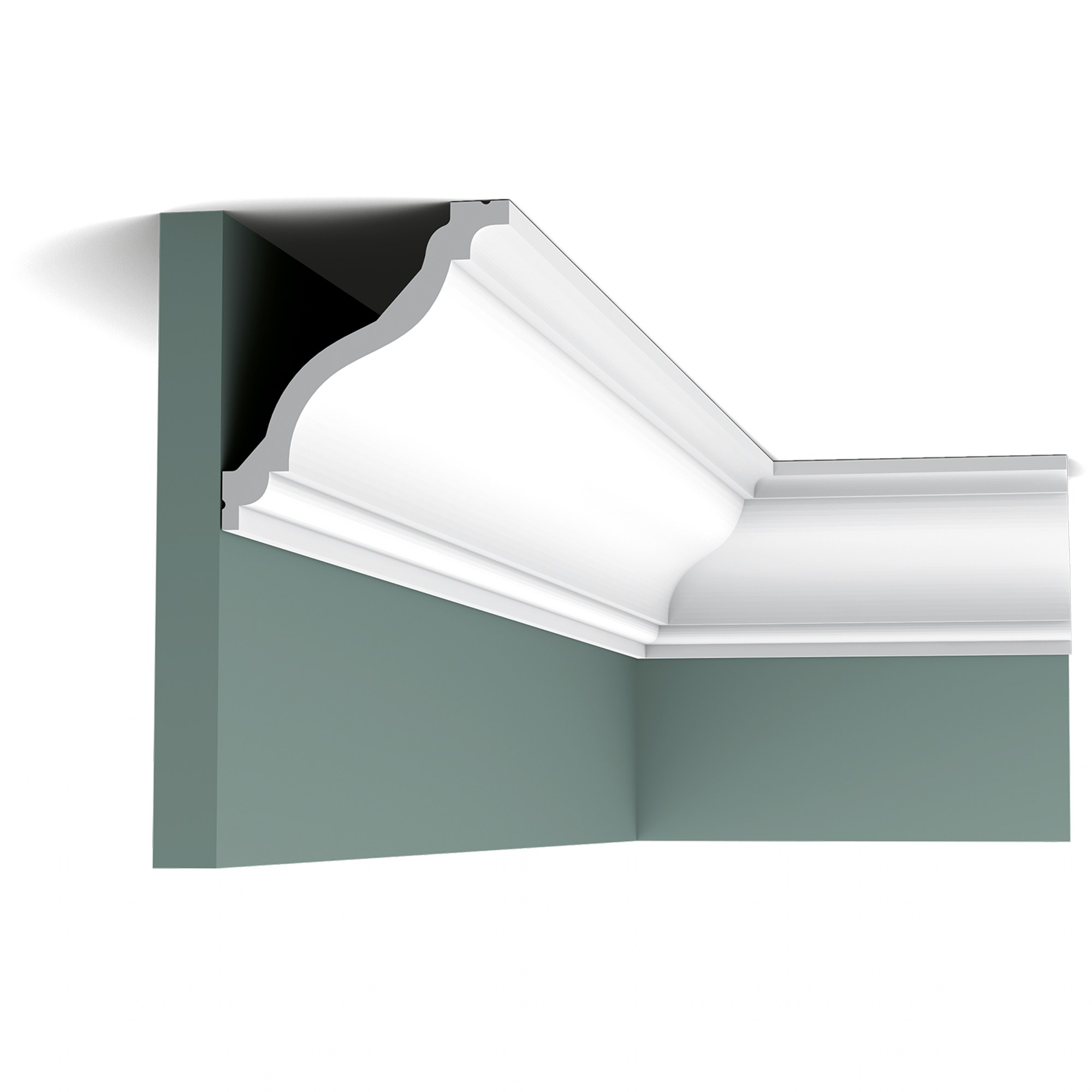 Потолочный плинтус под покраску Orac Decor Select C333 2000×111×122