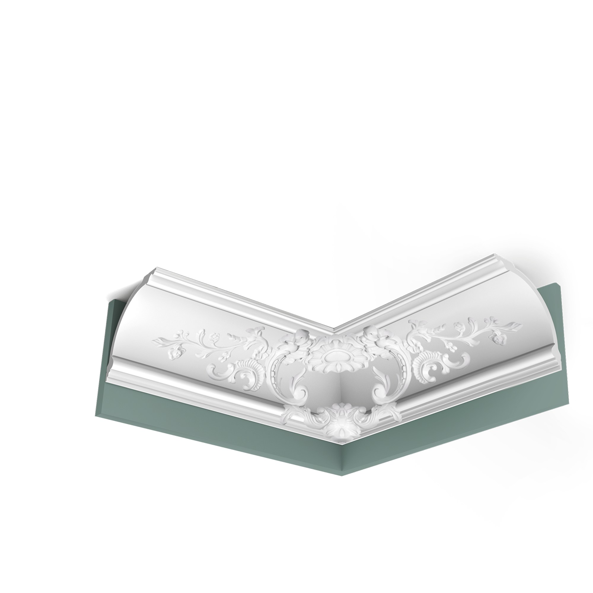 Потолочный плинтус под покраску Orac Decor Luxxus C338B 2000×182×182