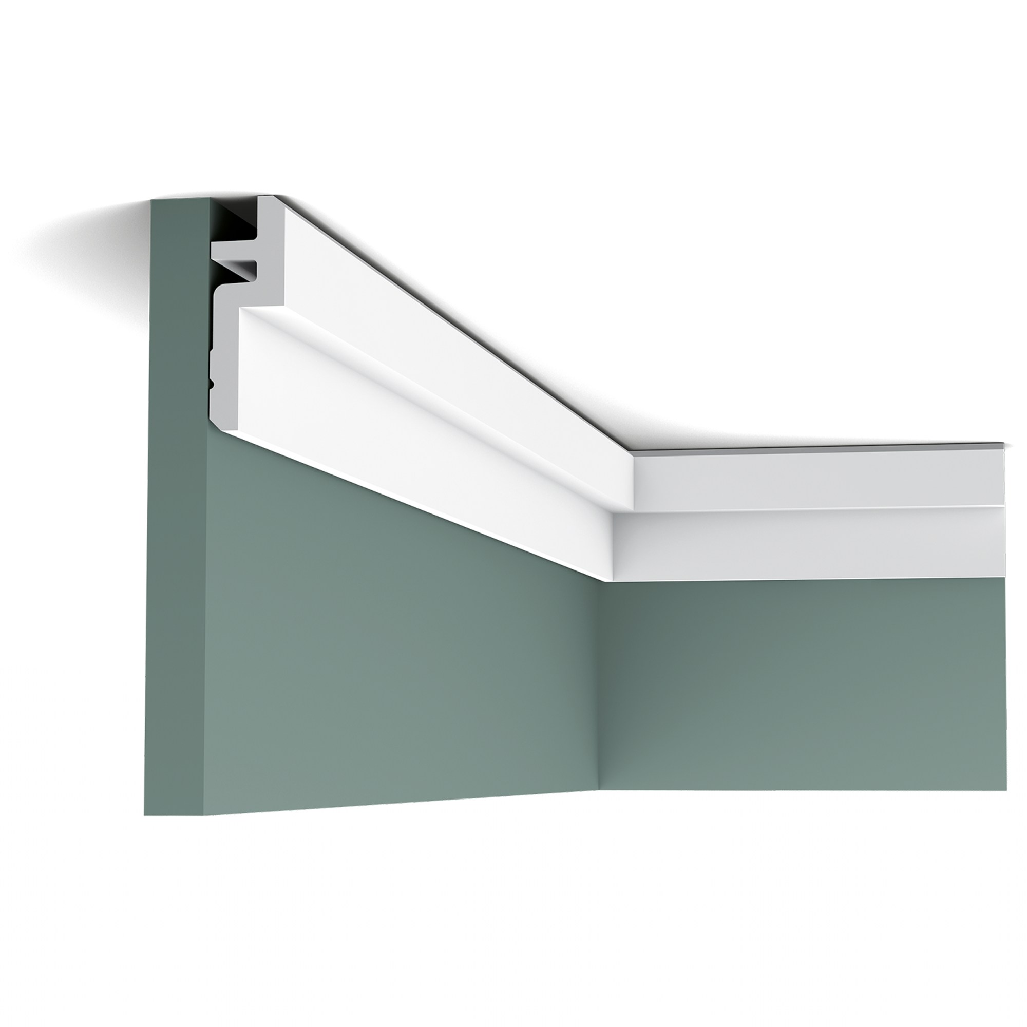 Потолочный плинтус под покраску Orac Decor Modern C394 2000×95×31