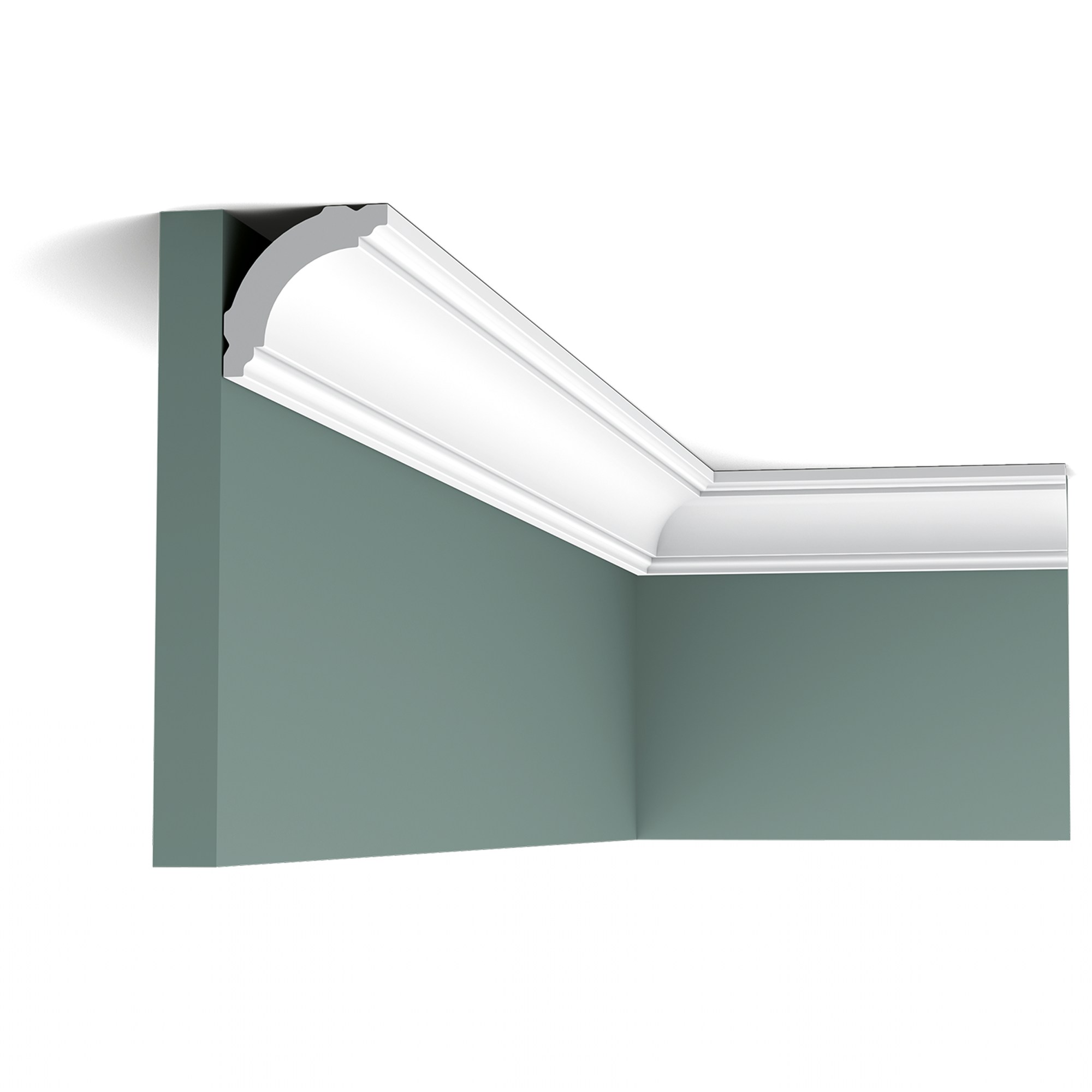 Потолочный плинтус под покраску Orac Decor Durofoam CB510N 2000×40×40