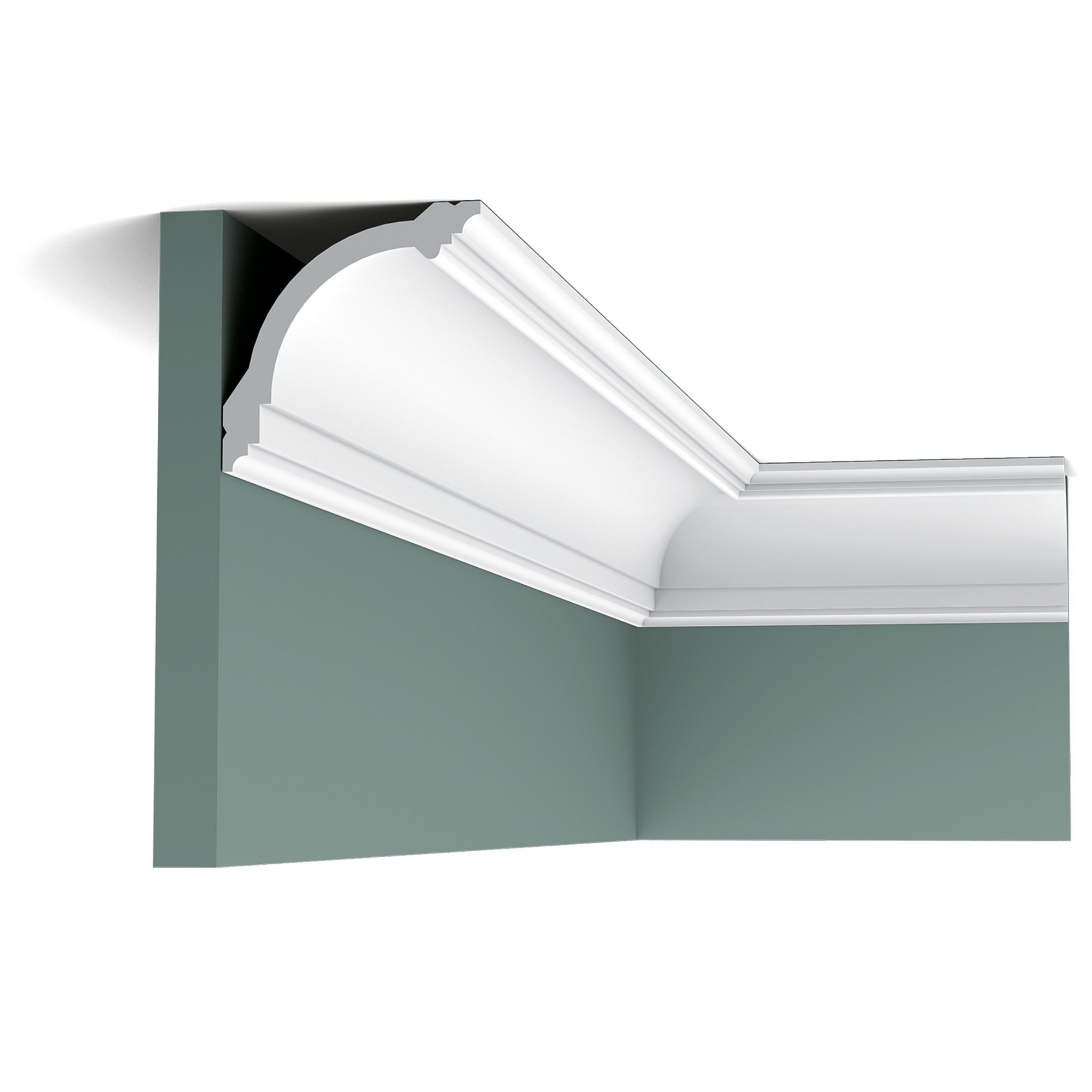 Потолочный плинтус под покраску Orac Decor Durofoam CB512N 2000×100×95