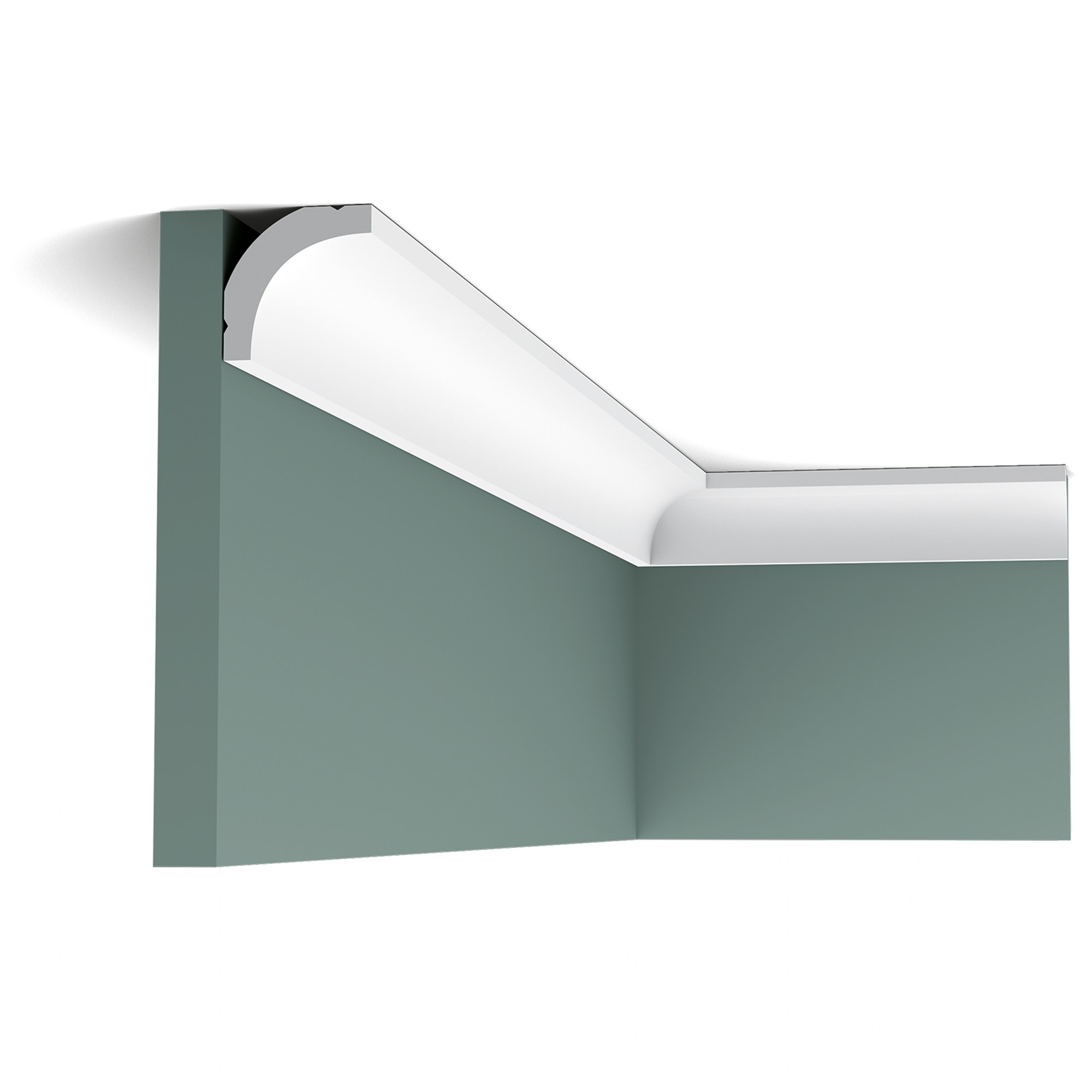 Потолочный плинтус под покраску Orac Decor Durofoam CB520N 2000×35×35